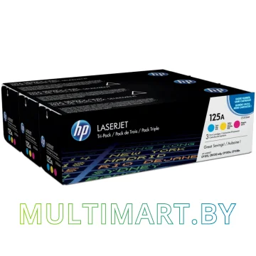 Набор картриджей HP 125A 3-pack (CF373AM) картинка 2